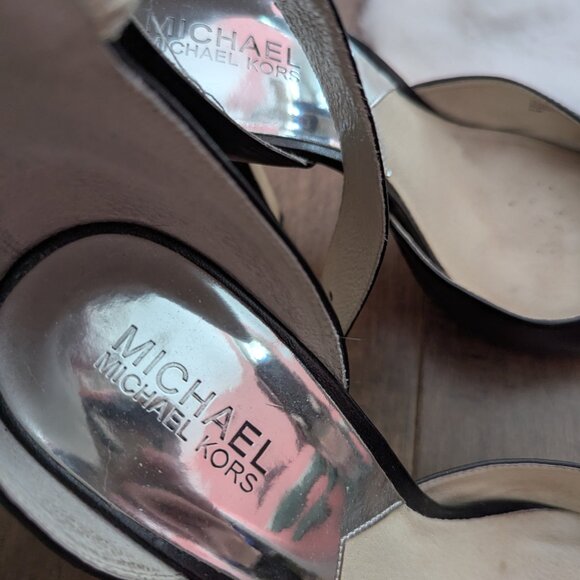 Michael Kors Black Leather Heels - Picture 12 of 16